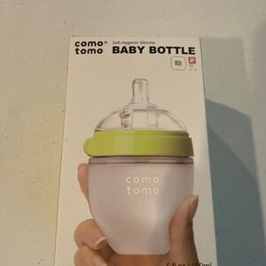 Comotomo Natural Feel Baby Bottle Green 150ml